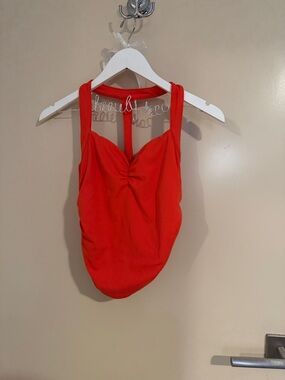 ❣️5 for $100 Blogilates Ruched poppy tank top